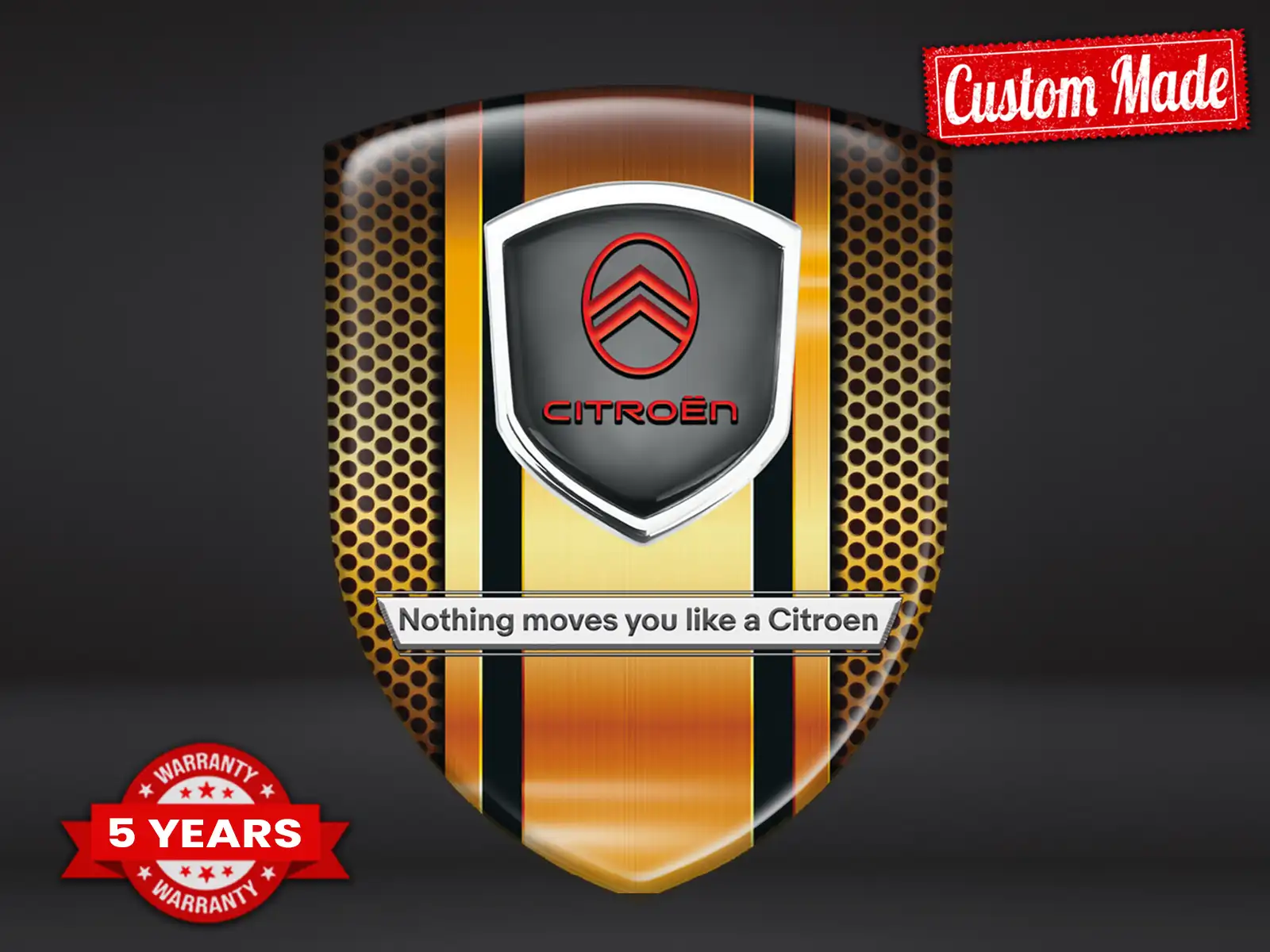 Citroen Vinyl Logoaufkleber Pro Max Langlebig Stilvoll Design
